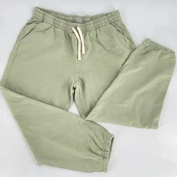 Everlane The Track Jogger Sweatpants in Pale Green Size Large NWOT - Picture 5 of 8